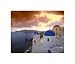Santorini Greece by Unknown. Art Print Poster 14 inches width by 12 inches height. Highest Quality Art Poster Print