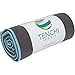 Skidless Non Slip Suede Microfiber Hot Yoga Towel - Exclusive Pockets at Each Corner to Secure Your Towel to Your Mat (Tenchi Ears) - Diamond Graphite