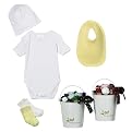 The Baby Bunch Bodysuit Bouquet Bucket