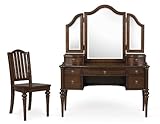 Magnussen Furniture Taylor Collection - Desk with matching Vanity Mirror and Option to add matching Chair