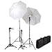 Cowboystudio 4 Continuous Background Lights Photography Video Studio Digital Umbrellas Lighting Light Kit
