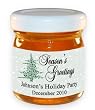 Holiday Honey Season's Greetings-Green Tree: Personalized Holiday Honey Favors