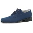 Men's Blue Faux Suede Shoes Elvis Halloween Costume Accessory