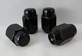 Black Acorn Lug Nuts: Set of 20 Lugs for Most Buick Vehicles
