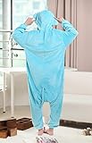 Skycastle(tm) High Quality Elephants Cartoon Animal Shaped Winter Unisex One-piece Pajamas Hoodie Sleepwear Cosplay Costume (M)
