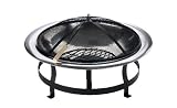 Activa Feuerstelle Madrid Edelstahl 45 x 75,5 cm