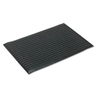 Air Step Antifatigue Mat, Polypropylene, 24 x 36, Black