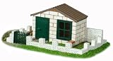 Teifoc White Brick House Construction Set