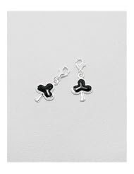 Poker Card Colored Enamel Charm In 92.5 Sterling Silver