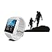 Wavefull Bluetooth Smart Jogging Watch U8, Sport Wrist Watch Uwatch Fit for Smart Phones IOS Apple Iphone Android Samsung HTC Sony Blackberry (White)