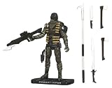 GI Joe Movie Series "The Rise of Cobra" 4 Inch Tall Action Figure - Desert Battle DESERT-VIPER with Pike Spear, Sword, 2 Hatchets, Pistol, Machete, Backpack and Display Stand