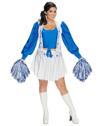 Dallas Cowboys Cheerleader Plus Adult Costume