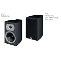 Heco Victa 201 2-Wege Regallautsprecher (60 Watt) schwarz (Paar)