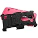 LG POWER CASE, Phonelicious For LG POWER L22C (Straight talk) / LG LEON C40 (TMOBILE / METRO PCS) Xtreme Heavy Duty Hybrid Armor Dual Layer Rhino Kickstand Belt Holster Clip Combo Rugged Case Tuff + LCD Clear Screen Phone Protector Combo & Phonelicious Pen Stylus (Pink Extreme)