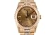 Rolex Mens Yellow Gold Super President Champagne Dial Diamond Bezel