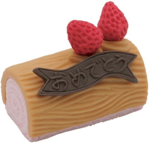 Ty Beanie Eraserz - Cake Roll Brown