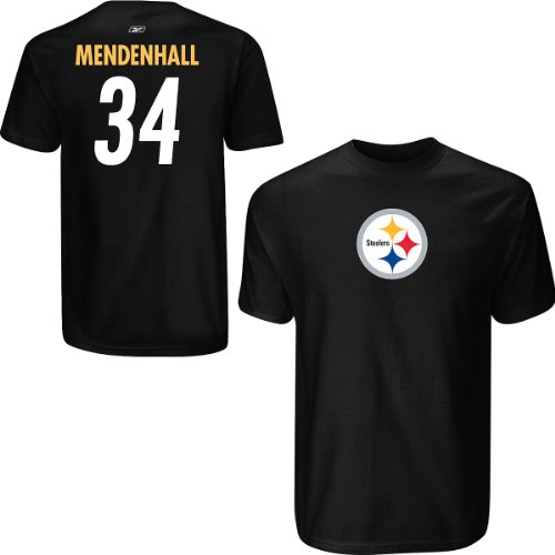 Reebok Pittsburgh Steelers Rashard Mendenhall Name & Number T-Shirt Extra Large