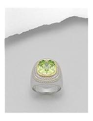 CZ Ring In 92.5 Sterling Silver