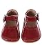 Rainbow Steps Patent Red Flower Mary Janes *SQUEAKS*
