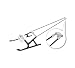 Alum/Carbon Fiber Landing Gear w/Tail Support:MCPX