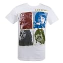 Beatles WHITE T-shirt 'Let It Be' Gold Foil Frame tee