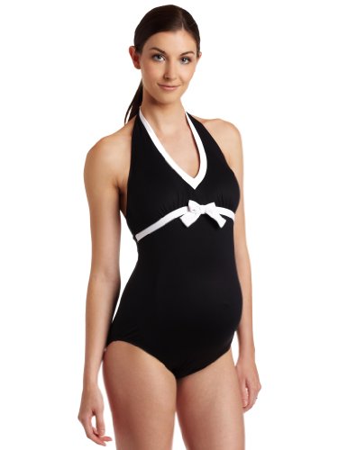 PEZ D'OR Women's Maternity St. Barts One Piece Soft Halter