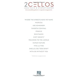 2cellos: Luka Sulic & Stjepan Hauser Edition: An Accessible Guide to 11 Original Arrangements for Two Cellos