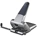 Esselte Leitz 51800084 Registraturlocher bis A3, 6,5 mm, mit Anschlagschiene, silber