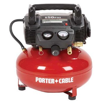 Factory-Reconditioned Porter-Cable C2002R Oil-Free UMC Pancake Compressor Factory-Reconditioned Porter-Cable C2002R Oil-Free UMC Pancake Compressor