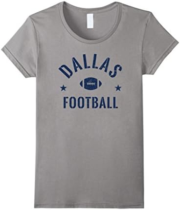 Women's Vintage Retro Dallas Football Shirt Amazon / Cowboys Scrum T XL Slate