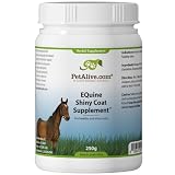 PetAlive EQuine Shiny Coat, 250-Gram Bottle