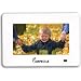 Impecca DFM-770 7 3-in-1 Digital Photo Frame with 16:9 Aspect Ratio, Built in Speakers, White