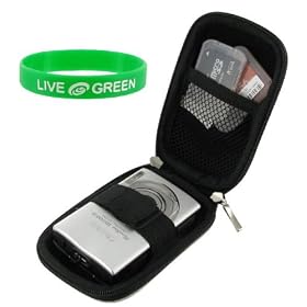 EVA Hard Shell (Black) Carrying Case for Nikon Coolpix S8100 Digital Camera