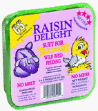 C. & S. Prod. 12515 Raisin Delight Suet Cake