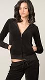 Juicy Couture - Juicy Couture Black Terry Hoodie