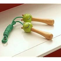 Pottery Barn Kids Wooden Frog Jump Rope