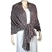Rosy Brown and Grey Pashmina Shawl Scarves Cashmere for Women, Crafted in India