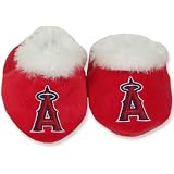 LOS ANGELES ANGELS OFFICIAL LOGO INFANT BABY SLIPPER 6-9 MOS