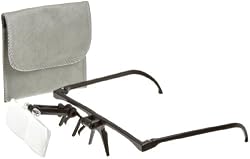 Donegan CO-5 Clip-On Binocular Headband Magnifier, 2.5x Magnification, 5 Diopers, 8" Focal Length