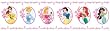 Disney Princesses Wall Border Sticker