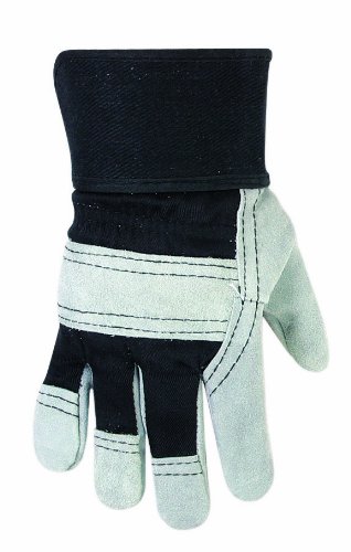 Custom Leathercraft 2090 Work Gloves with Safety Cuff KidsB00485BZZC