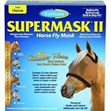 Farnam SuperMask II Shimmer Fly Mask Horse Copper/