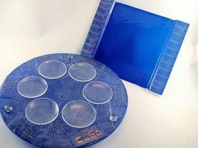 Sands Seder Plate and Matzo Tray