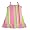 Girlfriends by Anita G. - Girls Striped Tank Dress, Pink, White, Green (Size 6)