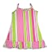 How To Measure Bra Sizes : Girlfriends by Anita G. - Girls Striped Tank Dress, Pink, White, Green