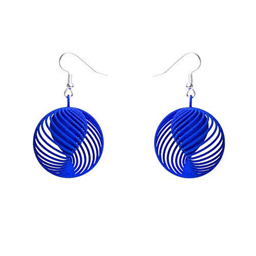 'Create Your Own' 3D Printed Quark Earrings, Small