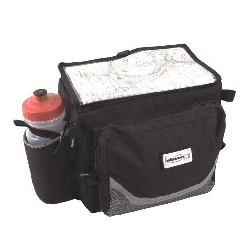 Eleven81 State Line QR Handlebar Bag , Black
