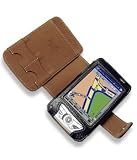 EIXO luxury leather case BiColor for Yakumo Delta 300 GPS Book Style, Bookstyle, bi color, leather bag, leather sleeves, PDA