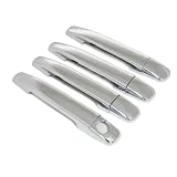 Mirror Chrome Side Door Handle Covers Trims for Mercedes Benz W163 ML320 ML350 ML430 ML500 ML55 AMG ML230 ML270 CDI ML400 CDI W208 CLK 200K 230K 320 430 55 AMG W202 C180 C200 C220 C230 C230K C240 C280 C36 AMG C43 AMG C250D C250TD