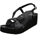 Roxy Women's Oasis Wedge Sandal,Black,6 M US